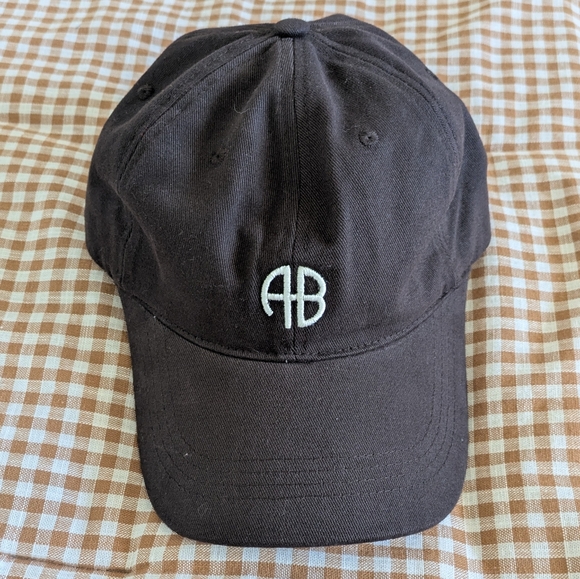 Anine Bing Accessories - Anine Bing Jeremy Baseball Cap In Deep Brown